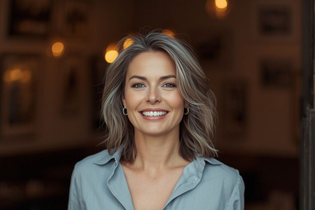 Ue femme d'environ 39 ans pour illustrer l'article sur la périménopause précoce